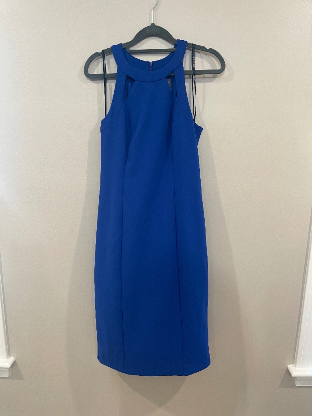Vince Camuto royal blue midi dress